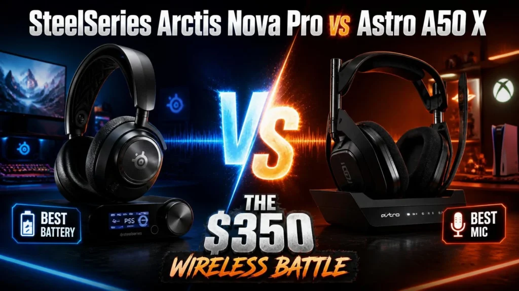SteelSeries Arctis Nova Pro vs Astro A50 X